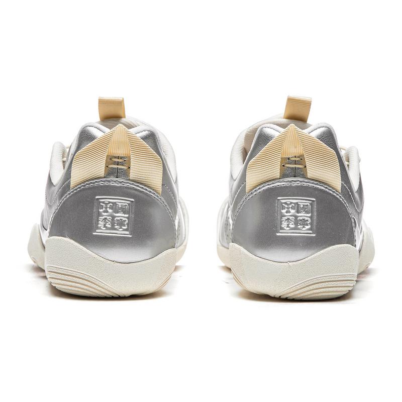 Li Ning Breathable, Lightweight Coverage Low top Casual Shoes Unisex Silver AZGV159-4