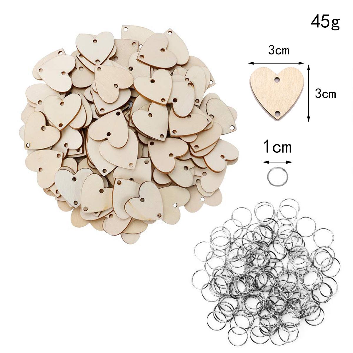 50 шт. пустых деревянных подвесных бирок с металлическими кольцами, доска для отслеживания сообщений с гравировкой своими руками, памятная табличка для домашнего декора и подарка