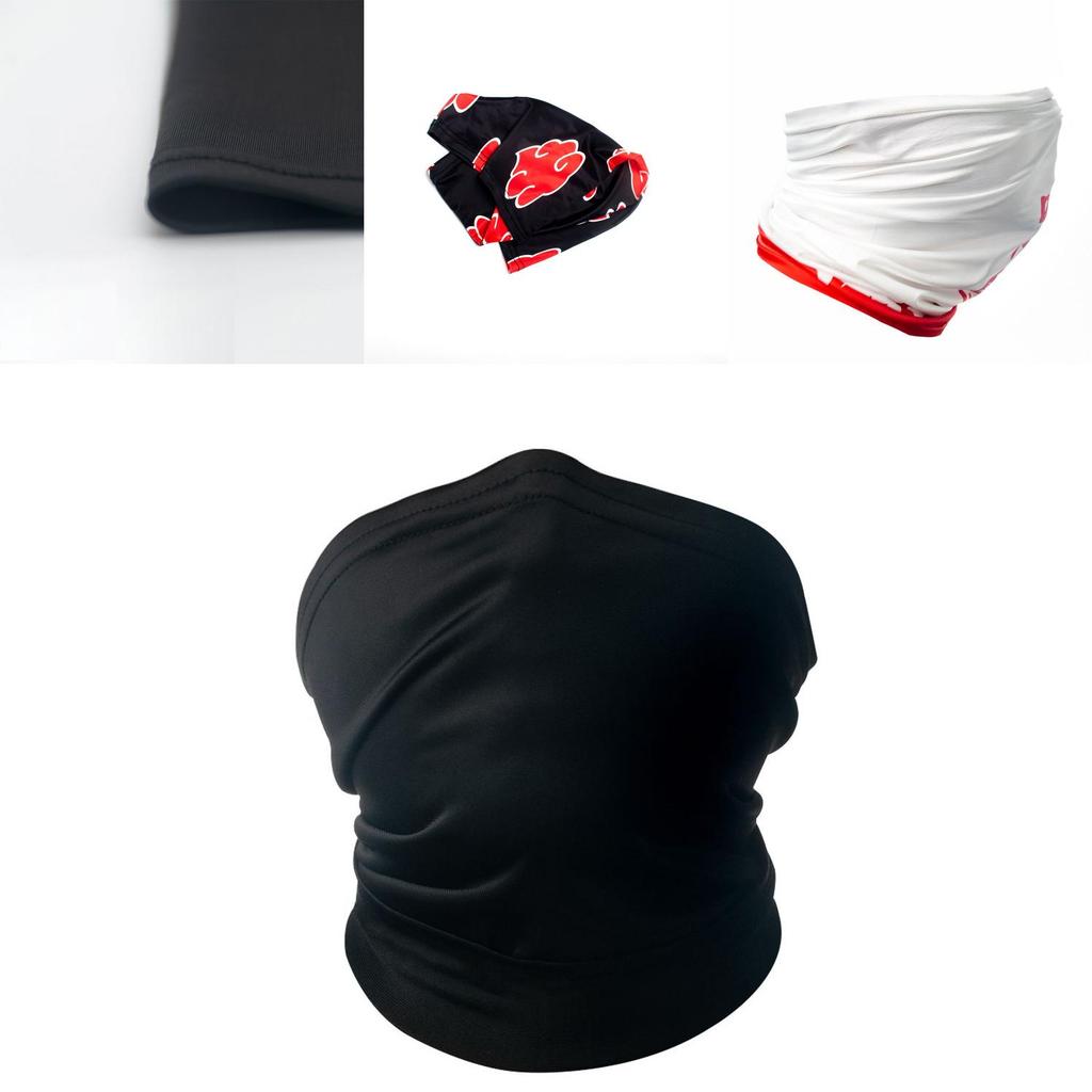 Stylish Naruto Kakashi Akatsuki Red Cloud Mask Quality Cosplay Headband For Parties