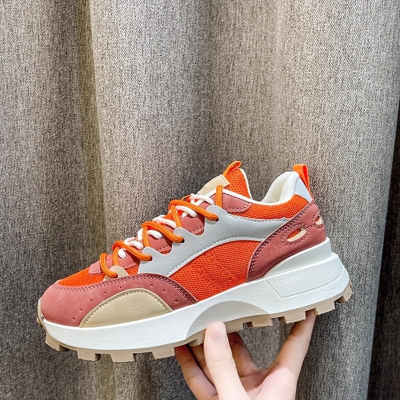 Fashionable All-Season Chunky Sole Trendy Versatile Sneakers, New Comfortable Women's Casual Shoes, Stylish Women's Footwear