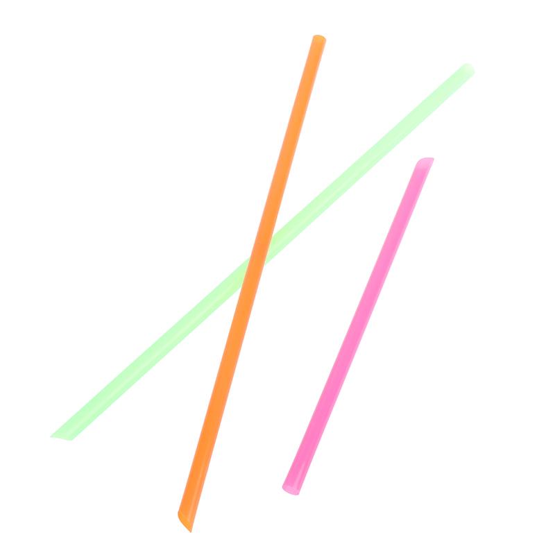 100 ks barevná plastová mini koktejlová brčka pro potřeby na oslavu drinků