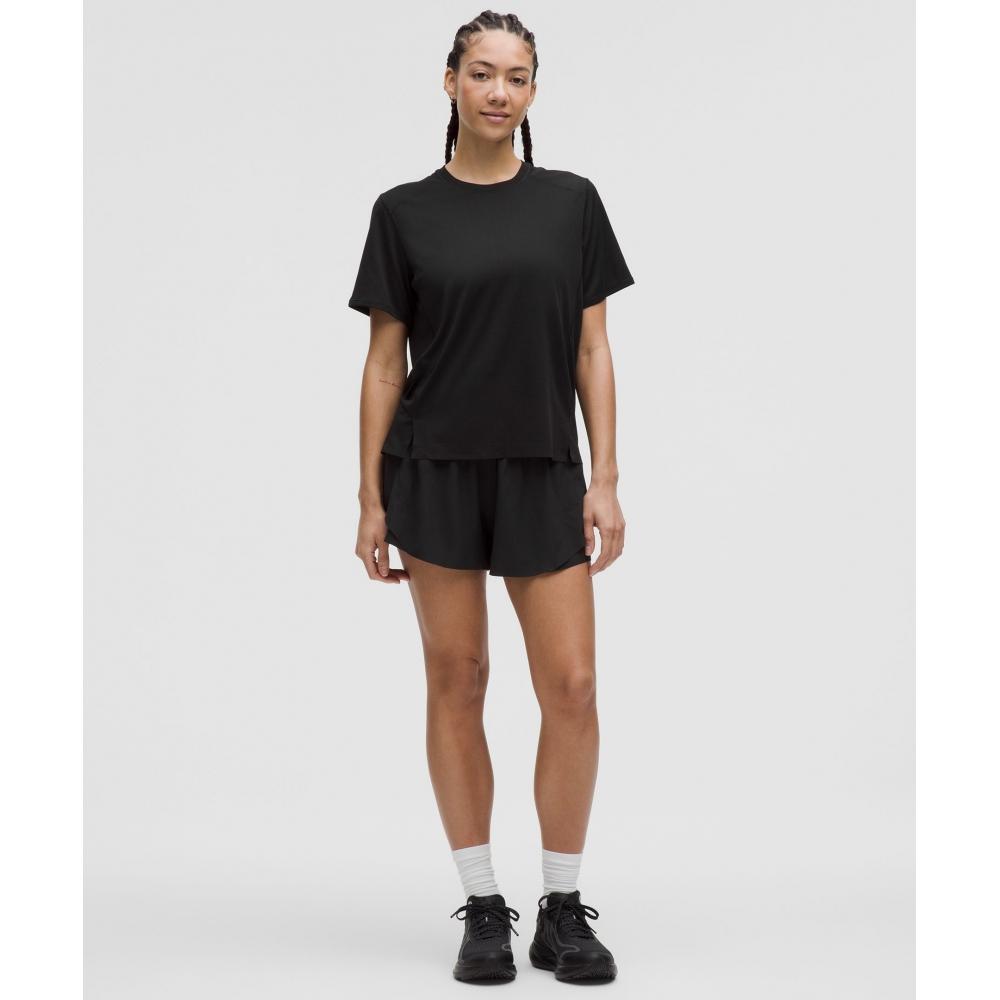 Lululemon Women S faSt And Free Short Sleeve Shirt Black