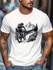 UnisexS Print TShirt Designed for Mountain Biking Through Forests Perfect for Cycling Enthusiasts Features a Hardcore OffRoad