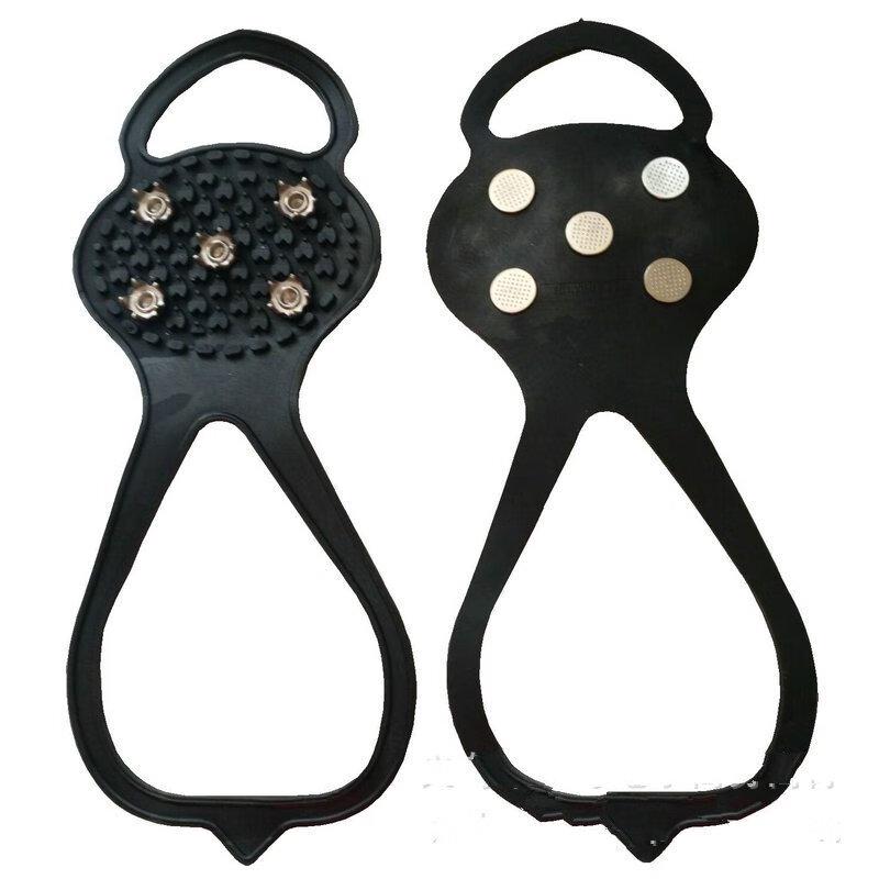 HengTravler 5-Tooth Ice Grips for Snow & Mountaineering