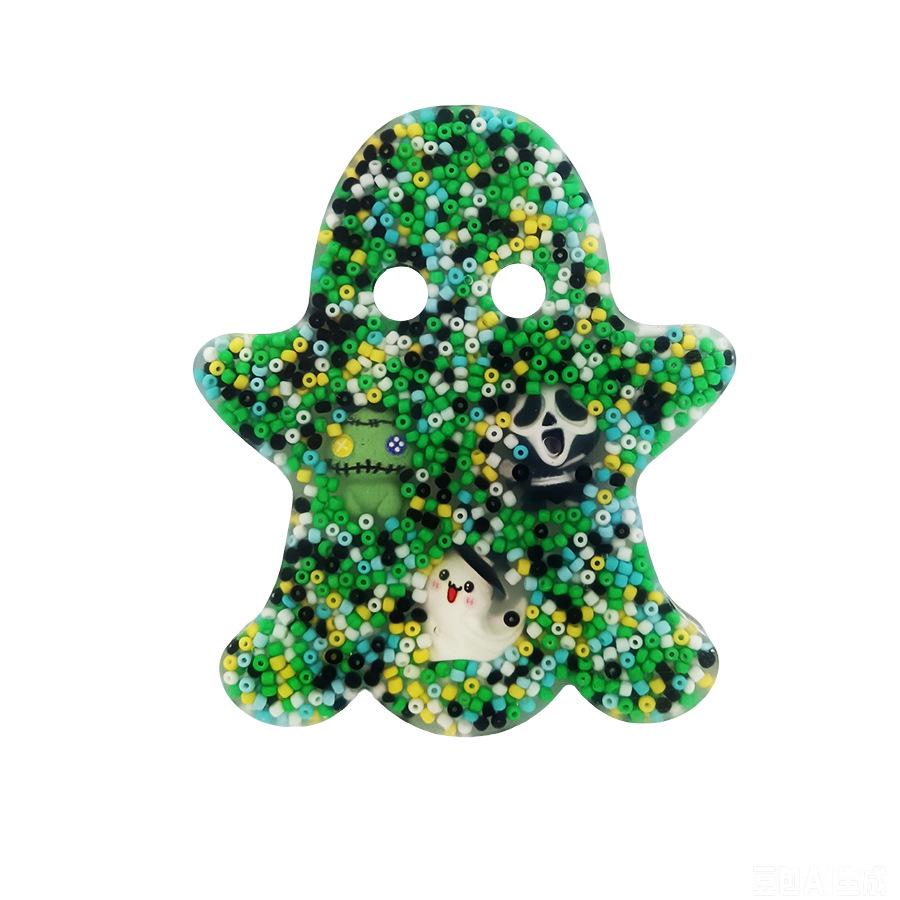 Cross-Border Skin Picking Stress Relief Silicone Mat - Picky Decompression Toy for Christmas & Halloween
