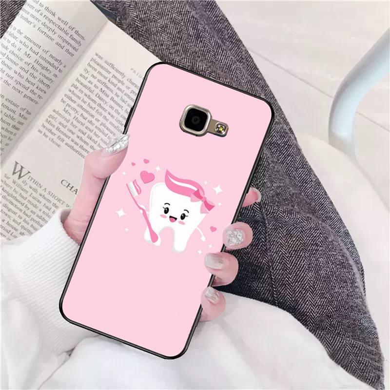 

Dentist Teeth Tooth Phone Case For Samsung Galaxy A30 A20 S20 A50S A30S A71 A10S A6 plus Fundas Coque A8 2018 or A530