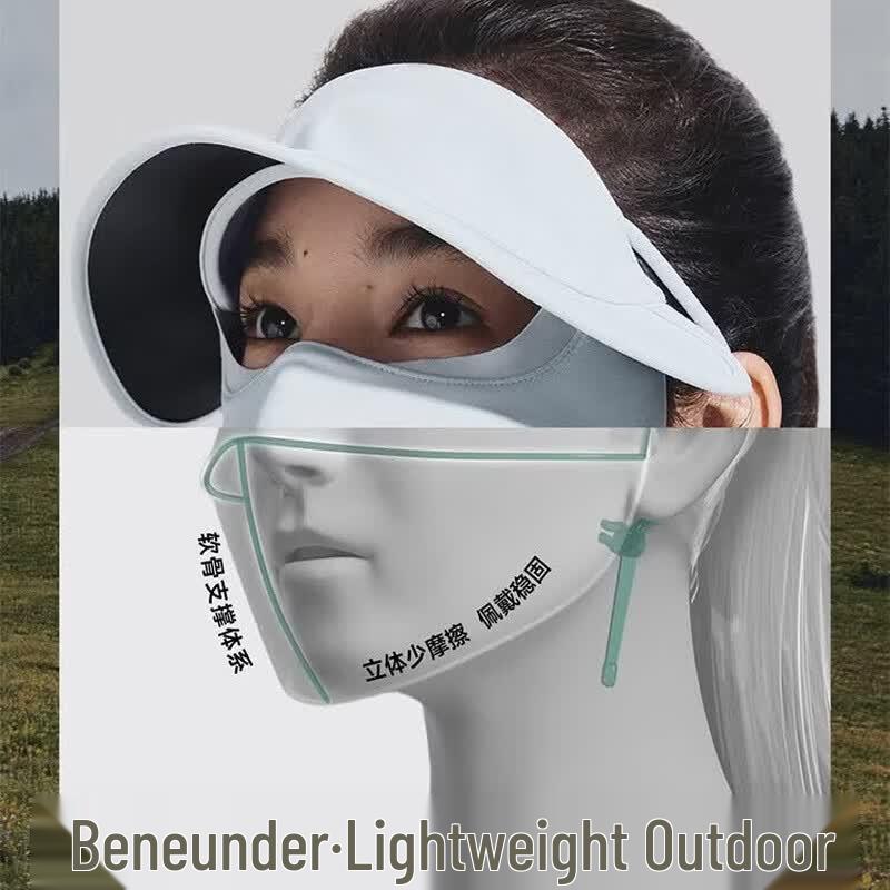 Beneunder Sun Protection Face Mask with Brim