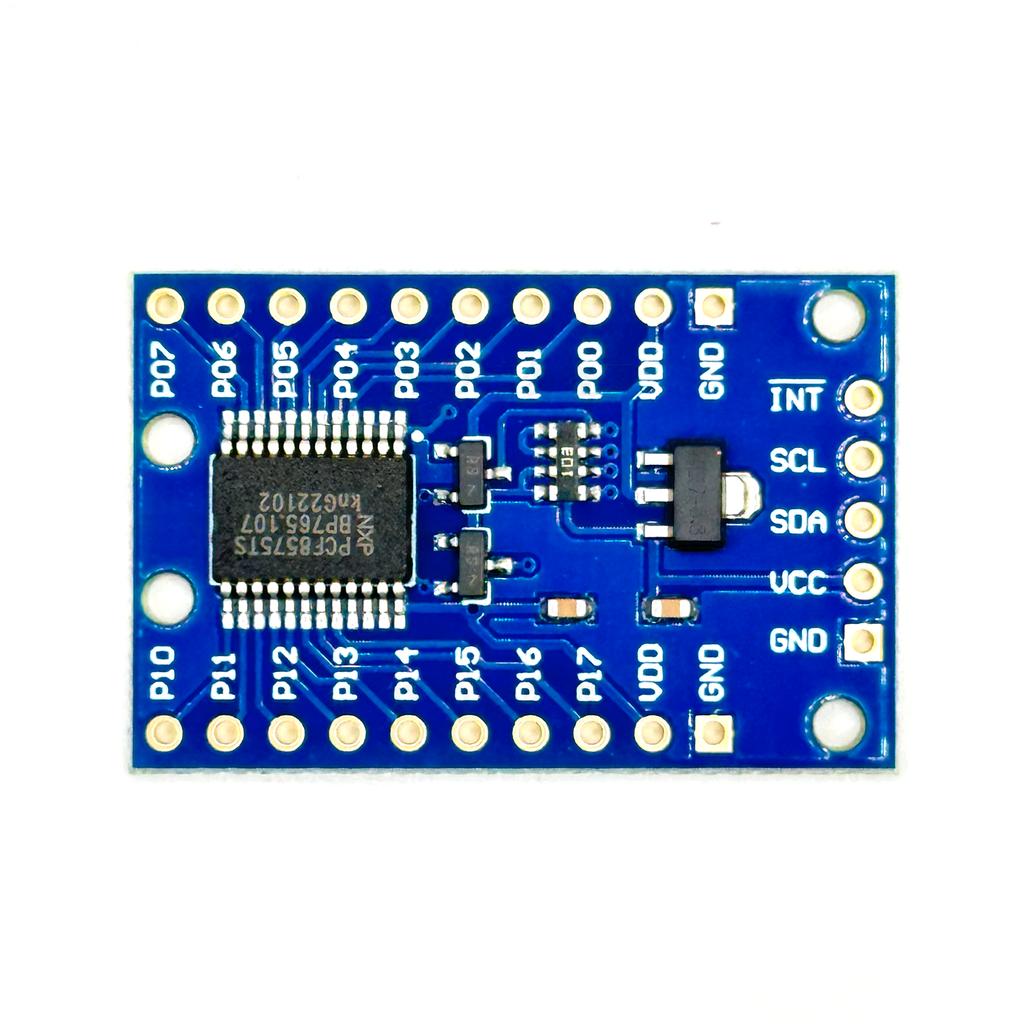 PCF8575 Modulerweiterung IO-Port Expander Board DC 2,5-5,5 V I2C Kommunikationssteuerung 16 IO-Ports für Arduino