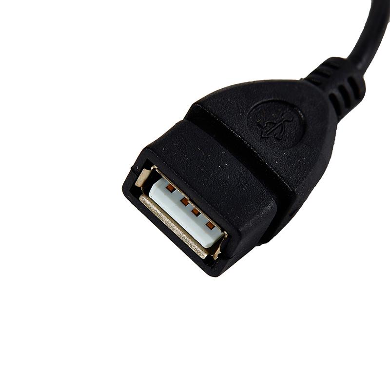 0.2 M 3.5Mm Male Audio Aux Jack To Usb 2.0 Type A Female Otg Converter Plug