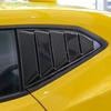 For Chevy Camaro 2016 2017 2018     Car Rear Side Vent Window Quarter Scoop Louver Shutter Cover Trim ABS