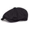 Trendy Berets Fashionable Cap Unisex Headwear Accessory for Women Men Cabbie Hat for Halloween Cosplay Party Outfit
