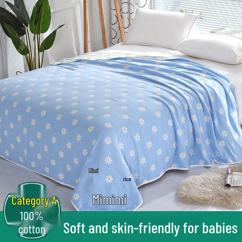 Six-Layer Pure Cotton Gauze Blanket for Summer – Baby Nap & Child's AC Cover, Gift