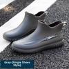 Men's Waterproof Non-Slip Rubber Rain Boots - Work and Fishing Shoes