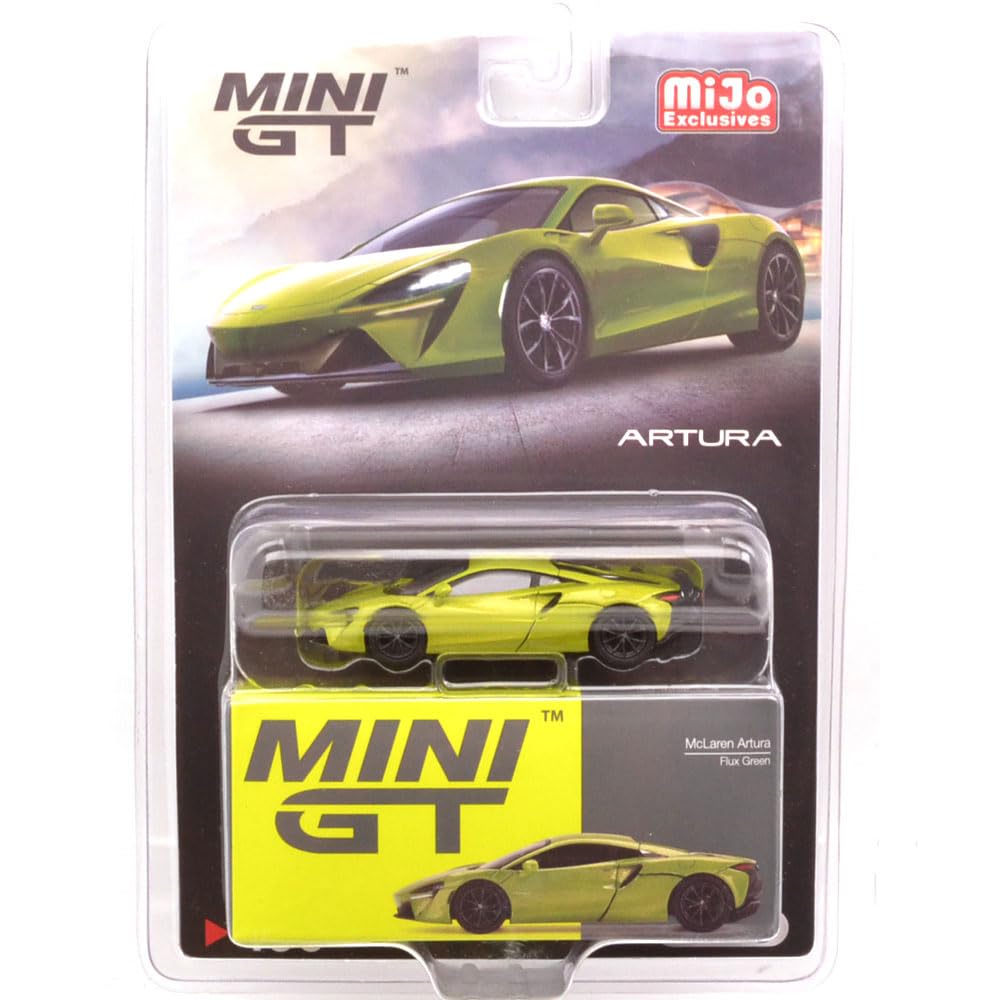 MINI GT scale MiJo Limited Edition McLaren Altura 164 - (Flax Green)