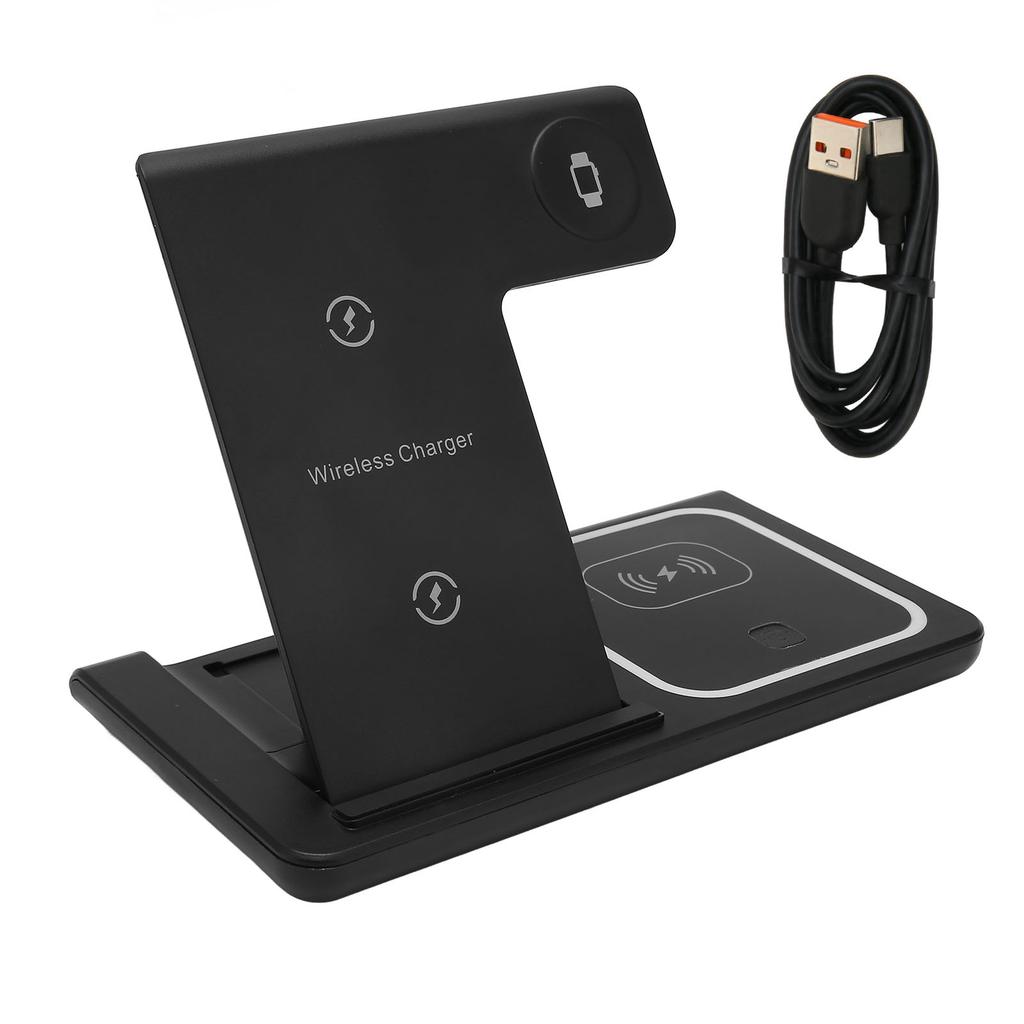 Wireless Charger 3 In 1 Wireless Charging Station for IPhone 13 12 11 XS XR XS X 8 Plus Watches