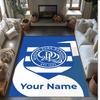 Queens Park Rangers FC Printed Crystal Velvet Rug Non‑Slip Crystal Velvet Carpet For Sofa Bedroom Indoor Home Decoration