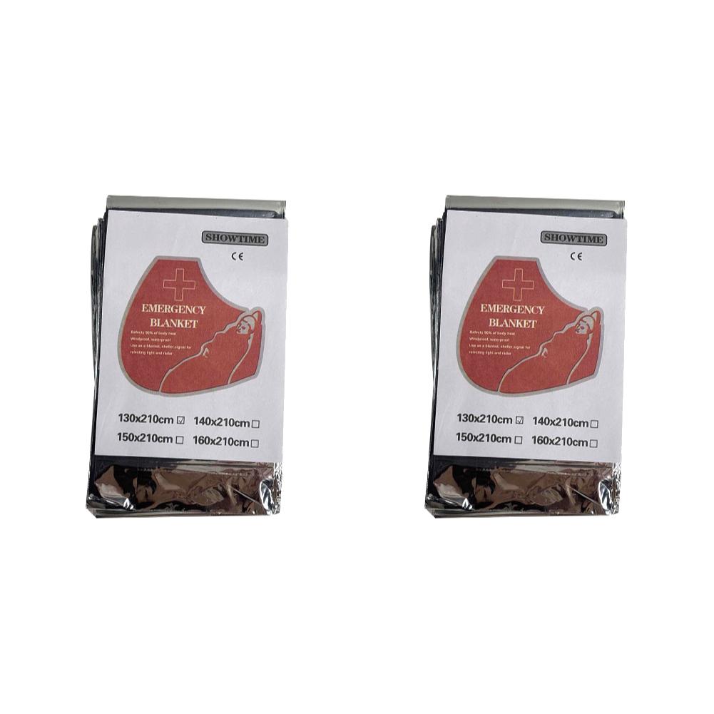 130x210cm Silver Foil Blanket Keeps You Warm Foil Mylar Thermal Blanket Retain Body Heat Emergency Thermal Blanket Emergency
