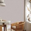 Checkerboard Wallpaper Light Gray and Red 50x1000
