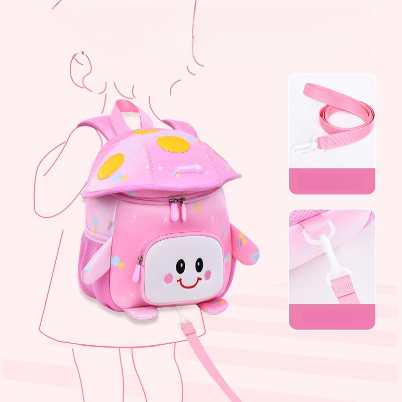 New Kindergarten Backpack for Boys Cute Mushroom Bag Diving Material Children's Backpack for Girls Mini Small Backpack
