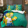 Funny Animation The Simpsons Duvet Cover Microfiber Bedding Set 3D Print Duvet Quilt Cover With Gifts Suitable for Boy and Girls