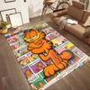 Garfield Breaking Through Square rugs are a great choice for living rooms, bedrooms, home décor, and as gifts