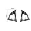 2Pcs Carbon Fiber Steering Wheel Button Cover Trim For BMW X5 E70 X6 E71