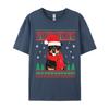 Rottweiler Santa Hat Snow Flake Ugly Tshirt Retro Printed T shirt Anime Tee Shirt Man Clothing Plus Size