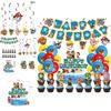 Paw Patrols Partyzubehör Deluxe Geburtstagsdeko-Set mit Luftballons und Bannern für Kinder
