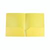 Plastic Two Pocket Folders Waterproof with Pockets File Folders Store Documents Reusable Business Card Holder