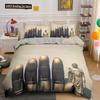 Mandala Buddha Duvet Cover Set King Size Exotic Ethnic Bohemian Bedding Set Golden Black Lotus Flowers Gorgeous Comforter Cover