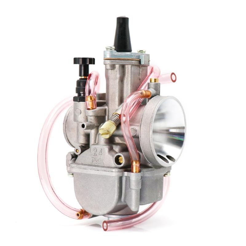 

Universal Carburetor 21-34mm Jets Adapter Motorcycle Metal Rubber Carburetor 24mm