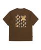 KODAK Film White Graphic Cotton Short Sleeve T-Shirt Brown