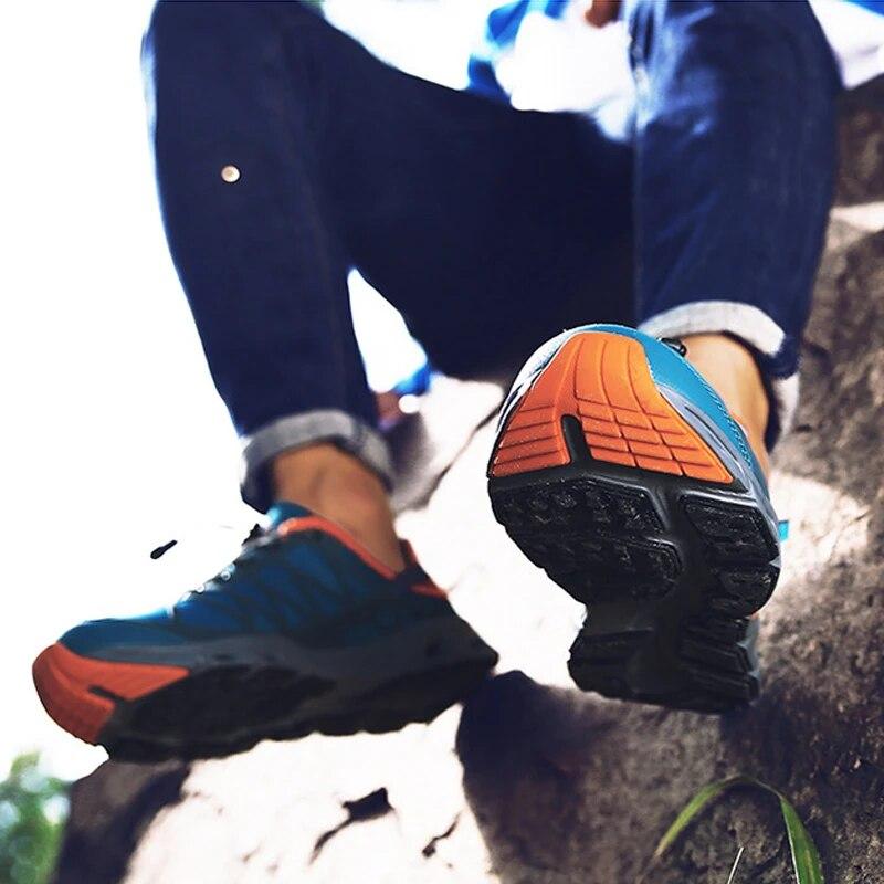 Prodyšné Muži Ženy Trekingová Outdoorová sportovní obuv Protiskluzové Taktické lezecké boty Vodní Upstream Dámské Tenisky Rychleschnoucí