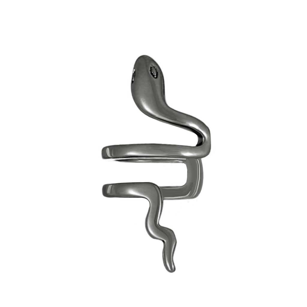 Ins Minimalista Forma de Serpiente Ear Cuff Sin Perforación para Mujer Tendencia Único Pequeño Clip de Oreja de Serpiente Estilo Frío Uso Diario Fiesta Accesorio de Oreja Estético