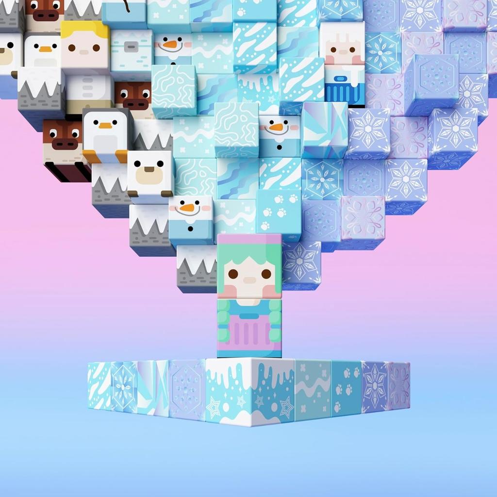 Magnetic Building Blocks Mine World Magnetic Princess Ice Castle Construction Brick Cube Stem Boy Girl Children Toy Set Gift