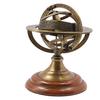 12.7 cm Armillary Sphere with Custom Text Bronze Armillary Globe with Wooden Stand Engraved Nautical Astrolabe for Him