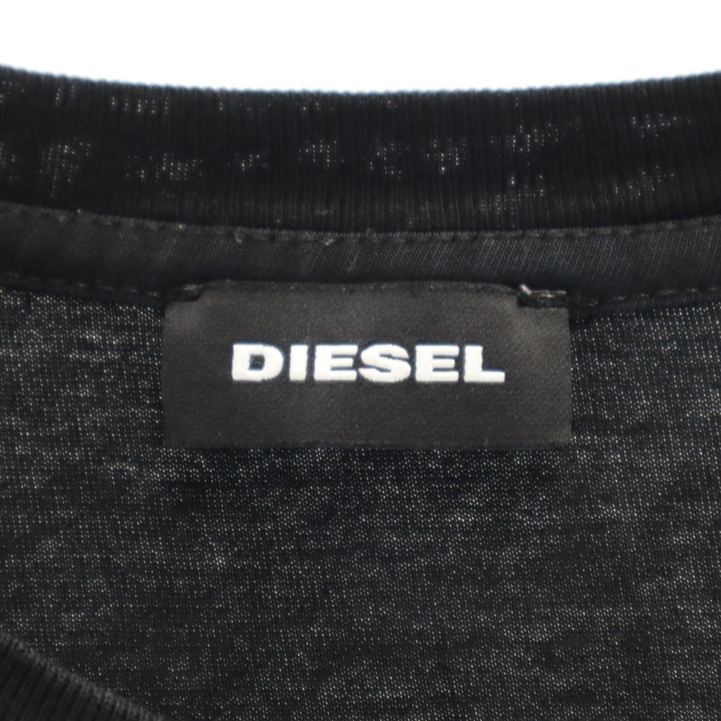 Diesel Made In Bulgaria Short Sleeve T-shirt S Black Poke T Men's Used