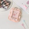 Portable Fabric Pillow Photo Holde Bag Pendant Photo Storage Picture Frames Photo Card Sleeves