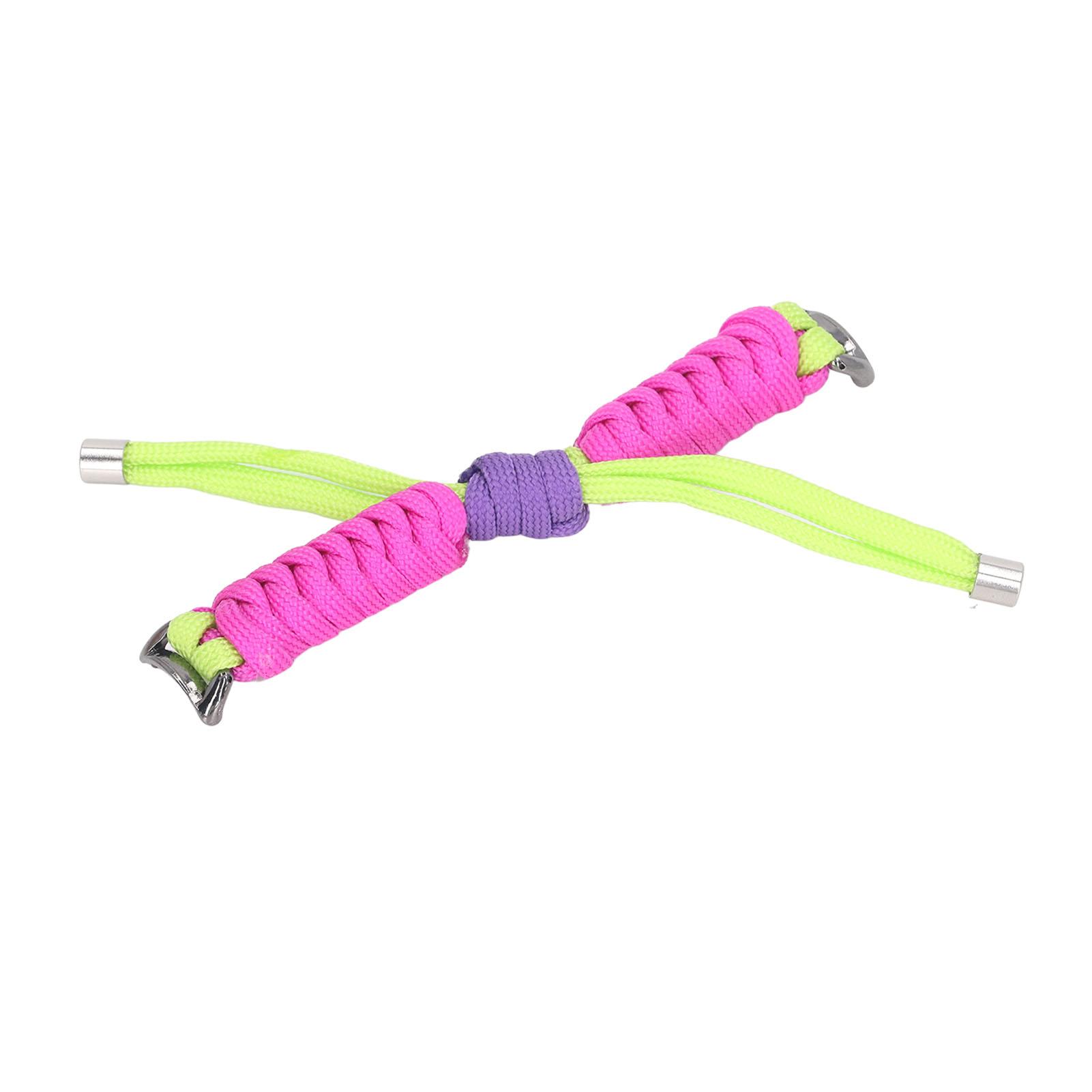 Bracelet de remplacement Bande élastique Tricoté Nœud Torsadé Nylon Bracelet Intelligent Sangle pour Mi Band 8 Bleu Royal Orange Shining Yellow Rose Red