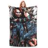 Super Soft BlanketStudents Airplane Travel Chucky Halloween Spooky Throw Blanket  Flannel Chair Sofa Bed Novelty Sofa Bed Cover