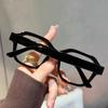 Retro Korea Stil Brilleinnfatning Student Gjennomsiktig Oversized Databriller Kvinner Menn Blålysblokkerende Brilleinnfatning