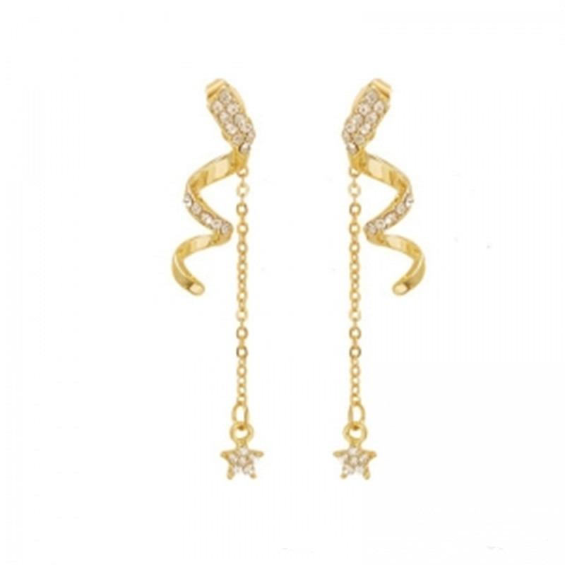 Boucles d'oreilles à longues pampilles pour femmes, style coréen Dongdaemun, design original, boucles d'oreilles polyvalentes