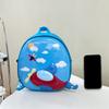 Backpack Cartoon Kids Preschool Breathable Fabric Color Block Design Boys Girls