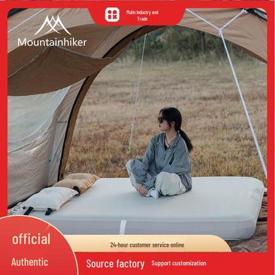 Saltea Gonflabilă de Primăvară Montană | Suprafață Îngroșată Periată | Pentru Camping în Cort & Uz Casnic