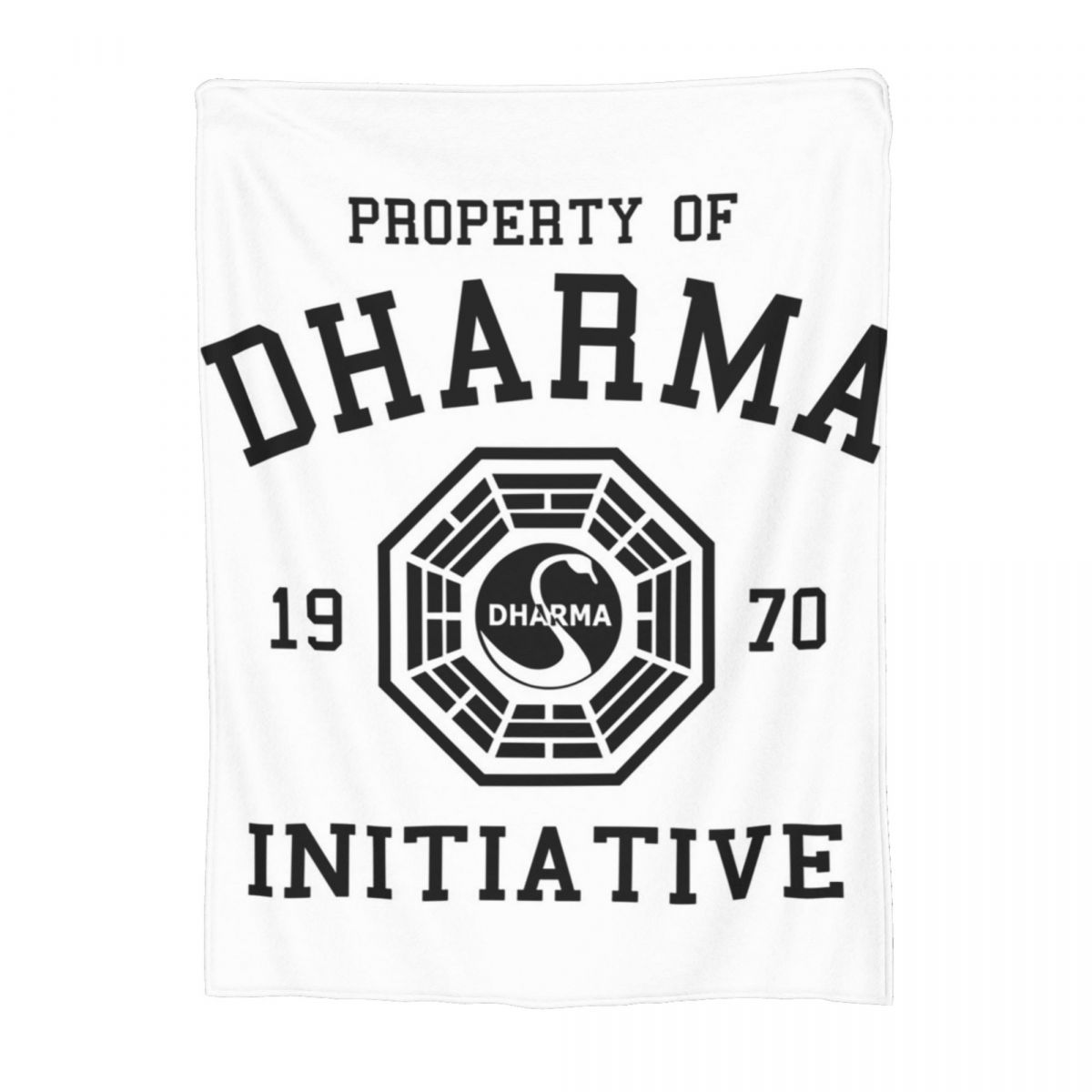 

Dharma Lost TV Shows Oceanic Sci Fi Fanboy Blanket Warm Flannel Throw Blanket Plush for Bed Living room Picnic Travel Home Sofa 80x120cm