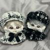 In Stock 10cm Handmade Plush Doll Toy Clothes Anime Fashion HighEnd Pearl Beret Bow Cloak Set Clothes Boys Girls Surprise Gifts
