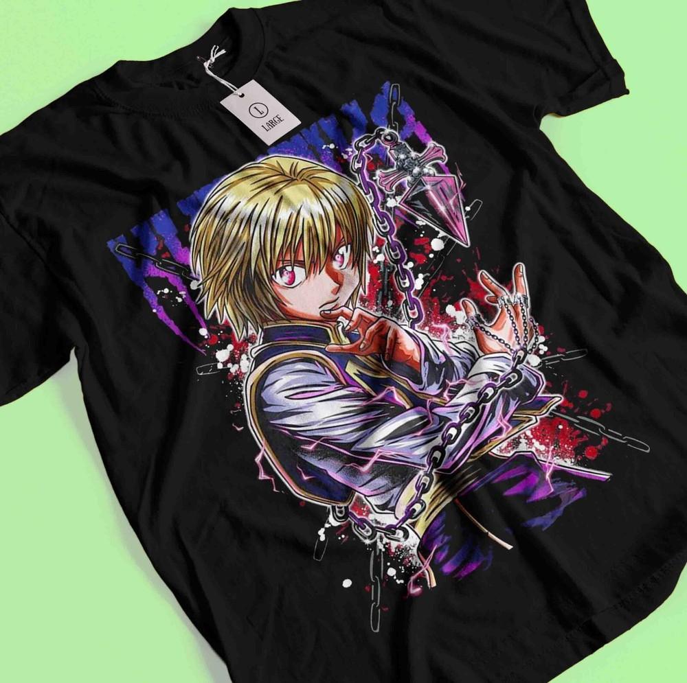 

Kurapika Shirt Hunter X Hunter HXH Hisoka Tshirt Killua Tee T-Shirt Leorio Gon M