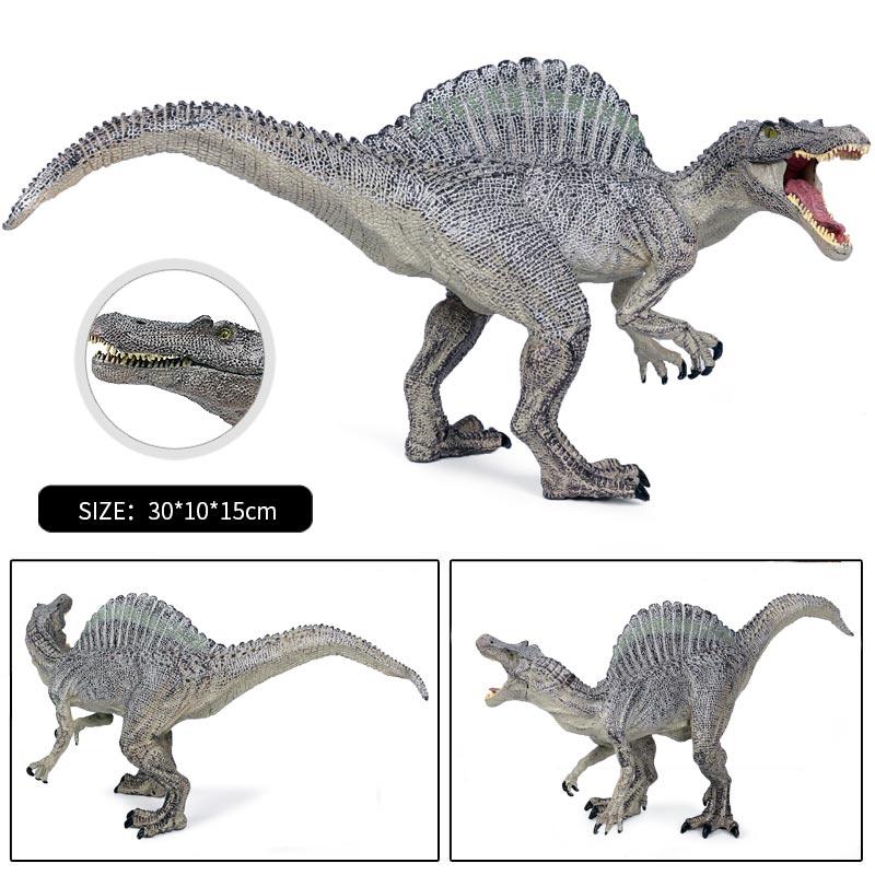 Oenux New Jurassic Dinosaur Brinquedo Spinosaurus Action Figures Open Mouth Tyrannosaurus Animals Model Collection Kid Toy Gift