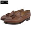Alfred Sargent Men's Brown Leather Tassel Loafers, Size 7 1/2 Shoes 7.5 BrownUsed