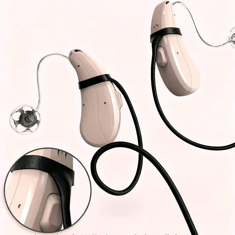 Silicone Hearing Aids Anti Lost Clip Elastic Rope Hearing Aids Fixation Lanyard Clip Holder Anti Loss Rope Bluetooth Protector